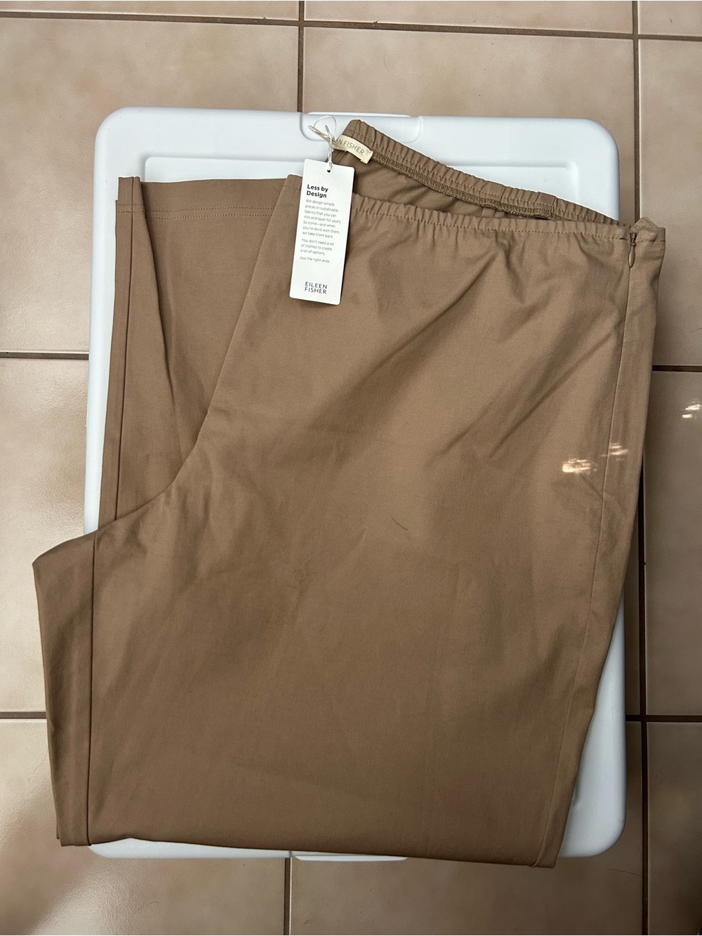 NWT Eileen Fisher Barly Slim Ankle Pant